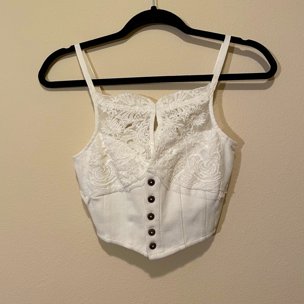 Free People Lace Top XS - Picture 2 of 13